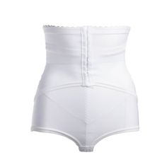 Cortland Intimates 4040 Traditional High Waisted Girdle/Front Open Brief Additional Adjustable Front Waist Cincher to help flatten Waist & Tummy Multiple Stays will Support Back & Reduce Back Fat Girdle with hooks has comfortable low cut Leg Elastic White Full Coverage Stretch Shapewear, White Fitted Shapewear Briefs, White Full Coverage Shapewear, White High Waist Shapewear, Elegant White Brief Shapewear, Classic White Full Coverage Bottoms, Elegant White Shapewear Briefs, Shapewear Tops, Back Fat