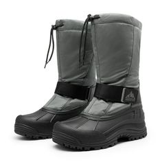 NORTIV8 Men Snow Boots, designed to keep your feet warm and protected in harsh winter conditions. These boots feature a durable, water-resistant upper and a thick, insulated lining to provide excellent warmth and comfort in cold weather. The rugged rubber outsole ensures superior traction on snow and ice, making them ideal for outdoor activities like hiking, shoveling, or winter commuting. With a convenient lace-up design and padded collar, these boots offer a secure fit and all-day comfort. Whe Men Snow Boots, Ice Making, Mens Ankle Boots, Outdoor Comfort, Mens Winter Boots, Warm Shoes, Waterproof Winter Boots, Mens Snow Boots, Work Boots Men