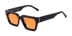 Unisex tortoise square full-rim sunglasses frames are available in variety of colors to match any outfit. These affordable qualified hipster horn-rimmed tinted sunglasses include free single-vision prescription orange tinted lenses with AR and 100% UV protection, a case and a cleaning cloth. Bifocal and progressive lenses are supported. The classic grandpa style looks at its finest. With a thick acetate frame, these glasses are durable and comfortable for everyday use. Without sacrificing finess Grandpa Style, Tinted Glasses, Black Tortoise, Acetate Glasses, Progressive Lenses, Natural Contour, Square Glasses, Style Looks, Tinted Sunglasses