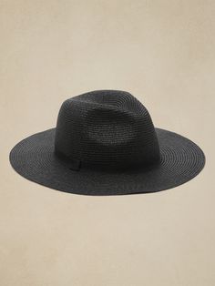 Summer Raffia Fedora | Banana Republic Factory Summer Fedora With Short Brim For Everyday, Summer Fedora With Curved Brim For Everyday, Casual Black Fedora For Everyday, Classic Summer Straw Hat, Chic Summer Fedora For Everyday, Classic Summer Everyday Boater Hat, Summer Fedora Panama Hat For Everyday, Summer Panama Fedora Hat For Everyday Wear, Everyday Summer Brimmed Fedora