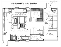 the floor plan for a house with an attached kitchen and living room, including a dining area