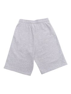 Cotton-polyester fleece shorts with cut-outs and side pockets, elasticated waistband with inner drawstring, two-colour high-definition BOSS logo printed on the leg.Composition: 100% POLYESTER FABRIC 2 87% COTTON 13% POLYESTER Gray Jogging Shorts, Bermuda Sports Shorts With Elastic Waistband, Sports Bermuda Bottoms With Elastic Waistband, Jogging Shorts With Elastic Waistband, Gray Shorts With Elastic Waistband, Gray Comfort Waistband Shorts, Solid Color Athletic Shorts With Ribbed Waistband, Cotton Sports Shorts With Elastic Waistband, Bermuda Cotton Athletic Shorts For Sports