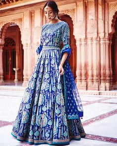 Anita Dongre collection Anita Dongre Anarkali, Anita Dongre Dress, Dongre Dress, Gota Patti Embroidery, Bridal Suits, Zardosi Work, Anita Dongre, John Charles