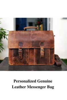 Personalized Genuine Leather Messenger Bag in our store - Only $89 - $110, Plus - Free Shipping World Wide.   Check our Etsy store for more leather products..  Link in Bio.  #leather #handmade #etsy #buffaloleather #messengerBag #igers #instagood #instadaily #love #life #igers #picoftheday #follow #usa #newyork #washingtondc #sanfrancisco #austin #seattle #boston #denver #losangeles #chicago #dallas #lasvegas #raleigh #kahului #hartford #minneapolis #vallejo #UK #germany Daily Use Leather Shoulder Bag With Engraved Logo, Leather Shoulder Bag With Engraved Logo For Daily Use, Rectangular Shoulder Bag With Engraved Logo For Everyday, Classic Leather Cases For Personal Use, Brown Leather Bags With Engraved Logo, Everyday Rectangular Shoulder Bag With Engraved Logo, Leather Bags With Engraved Logo For Everyday, Classic Brown Bag With Engraved Logo, Classic Brown Bags With Engraved Logo