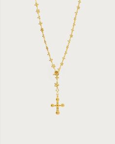 Daisy Molecule Chain | En Route Jewelry | En Route Jewelry Koleen Diaz, En Route Jewelry, Wishlist Ideas, 2024 Wishlist, Contemporary Necklace, Daisy Necklace, Romantic Jewellery, Gold Cross Necklace, Cross Chain