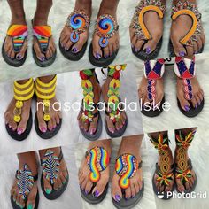 Wholesale set of 9 sandals. Buyer is free to select different sizes.Maasai sandals is a unique simple beaded sandals made from real leather and has perfect flower made from Fines beads. Why you need the sandals? -it's light and durable hence it can be used during walk in the park, weekend outings, birthday party, beach party, working indoors and even driving since it's offers your feet enough ventilation and always stays fresh. -it's multicolored hence you won't be having problems of colour clas Multicolor Toe Loop Sandals For Beach, Multicolor Toe Loop Sandals For Vacation, Multicolor Toe Loop Sandals For Summer, Multicolor Barefoot Sandals For Summer Beach, Multicolor Open Toe Huarache Sandals For Beach, Handmade Multicolor Open Toe Barefoot Sandals, Open Toe Multicolor Barefoot Sandals For The Beach, Multicolor Single Toe Strap Flip Flops For Festivals, Multicolor Open Toe Barefoot Sandals For Summer