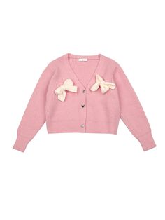 Material: 10% Polyester  Rayon20% Acrylic70

 Size: One Size

 Model: 163cm/43kg





 Length
 Chest
 Shoulder width
 Sleeve Length


 one size
 44.5cm
 96cm
 40cm
 49cm Pink Knit Outerwear With Button Closure, Knit Sweater With Button Closure For Spring, Spring Knit Sweater With Button Closure, Pink Button-up Sweater For Fall, Trendy Spring Cardigan With Button Closure, Pink Button-up Knit Sweater, Pink Knit Button-up Sweater, Pink Knit Button-up Outerwear, Pink Button-up Cardigan For Winter