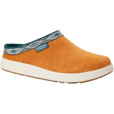 Women's KEEN Elle Mule Suede Slip-On Shoes Suede Walking Shoes With Textured Sole For Outdoor, Comfortable Suede Walking Shoes With Ortholite Insole, Suede Slip-on Walking Shoes With Arch Support, Duluth Trading Company, Duluth Trading, Trading Company, Sustainable Materials, Soft Suede, Slip Ons