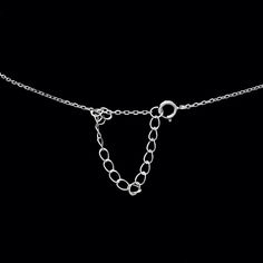 "BRAND NEW CREATED DIAMOND INFINITY NECKLACE 925 STERLING SILVER Beautiful sterling silver infinity necklace with round cut created diamonds totaling 0.50ct. Featuring 2\" extension chain and crafted from pure 925 Sterling Silver. High polished rhodium finish makes this necklace dazzle even more. PLEASE CHOOSE THE DESIRED METAL TONE ABOVE YOU WILL RECEIVE ONE NECKLACE PER ORDER Our created diamonds are simulants with ideal cut, brighter D color and VVS1 clarity making them visually indistinguish Silver Fine Jewelry Charm Necklace With Cable Chain, Fine Jewelry Silver Charm Necklace With Cable Chain, Fine Jewelry Silver Charm Necklaces With Cable Chain, Adjustable Cable Chain Jewelry For Anniversary, Adjustable Round Cable Chain Jewelry, Anniversary Necklace With Sterling Silver Clasp And Round Pendant, Silver Diamond Necklace With Cable Chain, Sterling Silver Solitaire Necklace With Cable Chain, Silver Solitaire Necklace With Cable Chain