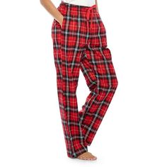 This Casual Nights Cozy Flannel plaid pajama sleep pants for women is made from durable ultra-soft 100% Cotton fabric and is designed with a roomy relaxed fit. The Womens flannel pajama pants lounge pant features; Elasticized waist and drawstring bow tie closure for easy pull on and added comfort, 2 side seam pockets, and has 31 inseam. This comfort sleepwear PJ sleep bottom jammies is perfect for sleeping or lounging around the House. The Fabric blend is designed to give you that soft and warm Plaid Sleepwear Pants For Pajama Party, Plaid Long Pants Sleepwear For Sleepover, Plaid Sleepwear With Relaxed Fit Long Pants, Pjs Bottoms, Plaid Pjs, Plush Pajama Pants, Womens Flannel Pajamas, Womens Flannel, Plaid Pajama