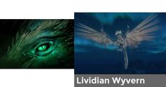 an image of two different pictures with the words leviian wyrm