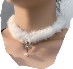 Silver Jewelry For Winter Parties, White Winter Party Jewelry, Elegant Winter Jewelry, Elegant Silver Necklace For Winter, White Pendant Choker As Gift, Elegant White Christmas Necklaces, Elegant White Necklace For Christmas, Elegant Christmas Adjustable Necklace, Elegant Adjustable Christmas Necklaces