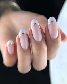 Creative Backyard, Bridesmaids Nails, White Tip Nails, French Manicure Nails, Bride Nails