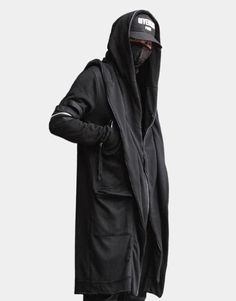 Techwear coat - Anagoc Techwear Coat, Womens Techwear, Japanese Techwear, Techwear Ninja, Mens Techwear, Futuristic Outfits, Clan Logo, Techwear Cyberpunk, Techwear Jacket