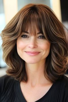 Blonde Layered Hair, Cute Bangs, Volumizing Mousse, Blonde Layers, Natural Wavy Hair, Hair Treatments, Brunette To Blonde