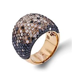 Shop online Arthurs Collection RAD-16975 Diamond Pave Set 18K - Rose Gold Womens Wedding bands  at Arthur's Jewelers. Free Shipping Elegant Yellow Gold Diamond Ring With Black Diamonds, Diamond White Ring With Black Diamonds, Round Cut Black Diamond Ring, Luxury Black Diamond Round Jewelry, Luxury Black Diamond Ring, Wedding Black Diamond Ring, Fine Jewelry Yellow Gold Diamond Ring With Black Diamonds, Luxury Yellow Gold Rings With Black Diamonds, Yellow Gold Rings With Black Diamonds