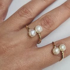 Engagement Gold ring, 14k Gold ring, Gold ring with pearl, ivory pearl gold ring, bridal pearl ring, bridesmaid gift This Shell handmade Gold ring with Pearl is made of 14K genuine gold and set with Natural Pearl. This Stunning Ring is set with Best AAA+ Quality Natural Pearl set in 14k Yellow Gold. High end finish with easy touch of diamond cut. This 14k Gold ring can serve as an engagement ring or a birthday gift. All colors at the picture are available. * Gemstone -6mm Round Natural Pearl. * Adjustable 14k Gold Rings For Formal Occasions, 14k Gold Bypass Ring For Wedding, Classic 14k Gold Bypass Promise Ring, Elegant Yellow Gold Open Band Couple Rings, Classic Adjustable 14k Gold Couple Rings, Classic Pearl Promise Ring, 14k Gold Round Bypass Ring For Wedding, Formal 14k Gold Bypass (open) Ring, 14k Gold Bypass Ring For Promise