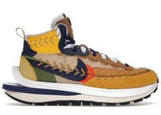 Check out the Nike Vaporwaffle sacai Jean Paul Gaultier Sesame Blue available on @StockX Nike Sacai, Exclusive Sneakers, Limited Edition Sneakers, Sneakers Adidas, Hot Sneakers, Nike Fashion, Blue Nike, Paul Gaultier, Hummel Sneaker