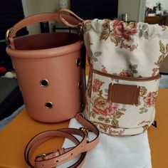 Brand New With Tag From Retail. Super Cute Round Bucket. Has Drawstring Removable Pouch With Front Pocket. Magnet Inside Bag Holds Pouch In Place. Color Is Kind Of A Dusty Pink, Darker Than Peony. Flower Motif On Drawstring Bag. Removable Adjustable Crossbody Strap. Top Carry Handle. Comes With Dust Bag. Designer Coated Canvas Satchel Bucket Bag, Designer Bucket Bag With Detachable Strap For Errands, Designer Coated Canvas Bucket Bag With Handles, Designer Coated Canvas Bucket Bag With Removable Pouch, Designer Coated Canvas Bucket Bag With Detachable Strap, Designer Coated Canvas Bucket Bag With Detachable Handle, Designer Bucket Bag With Removable Pouch, Luxury Coated Canvas Bucket Bag With Detachable Strap, Luxury Coated Canvas Bucket Bag With Detachable Handle