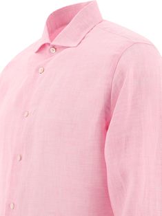 BorrielloClassic linen shirt100% Linen Pink Shirt Men, Pink Linen, Spring Shirts, Pink Shirt, Pure Linen, Out Of Style, Shirt Men, Linen Shirt, Formal Occasion