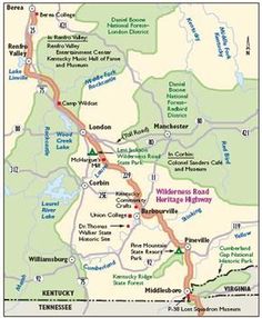 a map of the city of winchester, virginia with major roads and towns on it