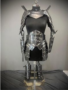 the armor on display is made from metal