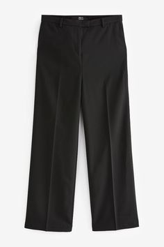 Black Tailored Stretch Wide Leg Trousers Black Wide Leg Trousers, High Waisted Cropped Jeans, Sun With Sunglasses, Slippers For Girls, Wedding Guest Dress Summer, Petite Jeans, Swimwear Cover Ups, Black Wrap Dress, Short Pajama Set