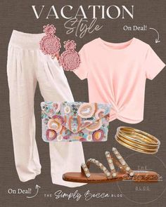 Look Boho Chic, Mode Rose, Complete Outfits, Weekend Wear, Spring Summer Outfits, Travel Outfit, Spring Summer Fashion, Beautiful Outfits, Fashion Inspo Outfits