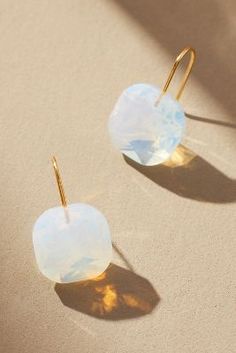 Floating Crystal Earrings | Anthropologie Mommy Gift, Anthropologie Jewelry, Opal Color, Wedding Sale, Earrings White, White Opal, Gifts Holiday, Ear Wire, Shop Decoration