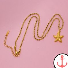 Shine Bright with the Gold Starfish Charm Necklace Are you a passionate lover of the sea and all its wonders? Then our Gold Starfish Charm Necklace is the perfect accessory to showcase your adoration for the deep blue. This exquisite necklace is carefully crafted to capture the essence of the sea, making it a must-have for any sea enthusiast. As part of our Starfish Necklace Collection, the Gold Starfish Charm Necklace is a timeless piece that will instantly elevate your style. Its intricate des Gold Starfish Clavicle Chain Necklace, Ocean-inspired Star Necklaces For Gifts, Ocean-inspired Necklaces With Star Charm, Gold Starfish Shell Necklace With Starfish Charm, Gift Ocean-inspired Shell Necklace With Starfish Charm, Gold Shell Necklace With Starfish Charm, Starfish Shell Necklace As A Gift, Ocean-inspired Starfish Charm Necklace For Gift, Ocean-inspired Starfish Charm Necklace Gift