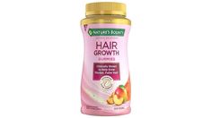 Clinically Show to Help Grow Thicker, Fuller Hair* Made in USA | Nature's Bounty Peach Mango Optimal Solutions Hair Growth Gummies (60 ct) | Walgreens_ #HairGrowth #HealthyHair #SupplementsForWomen #HairGrowthSupplements #womenshealth