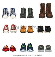 Shoes From Front Drawing, Boot Front View Drawing, Shoe Sketches Front View, Sneakers Front View Drawing, Boots Front View Reference, Chibi Shoes Reference, Converse Front View Drawing, How To Draw Converse Front View, Cute Shoe Drawings