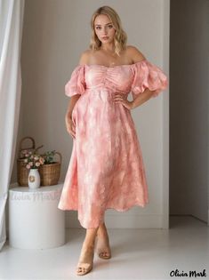 Olivia Mark - Sensational Party Dress with Off-the-Shoulder Gathering and Backless Cutout Design Black Backless Dress, Cutout Design, Pink M, Olivia Mark, Dusty Pink, Off The Shoulder, Party Dress, Black Dress, Dresses