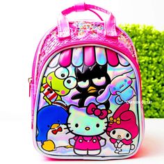 Sanrio Hello Kitty And Friends Mini Backpack. New With Tags The Bag Features A Zip Closure And Adjustable Strap. Measures 8 Inches In Width, 9.5 Inches In Height, And 3 Inches In Depth. Fast Shipping Hello Kitty Bag, Hello Kitty And Friends, Pretty Bags, Pink Backpack, Tote Bag Purse, Mini Backpack, Backpack Purse, Purse Wallet, Mini Bag