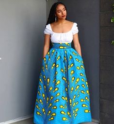 This gorgeous skirt is suitable for every occasion. It's made with African Ankara. All items are made from very high quality 100% cotton african print and this item is not an exception. If you would rather provide a custom size, please leave your waist and skirt length measurements in the note to seller section when you order. However, if you would like more fabric options, kindly let me know. Thank you. Kindly contact me if additional information is required. Thank you and happy shopping African Maxi Skirt, Aso Ebi Lace Styles, African Print Maxi Skirt, African Print Skirt, African Skirts, Ankara Skirt, African Maxi Dresses, Long Skirts For Women, Ankara Dress