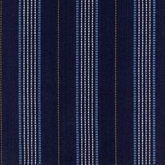 a blue and white striped fabric