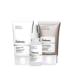 The Acne Set offers a targeted regimen, with Salicylic Acid 2% Solution for treating acne. It includes the Glucoside Foaming Cleanser - a gel-like foaming cleanser that effectively helps remove dirt and environmental impurities. Glucoside Foaming Cleanser respects even the most delicate skin - including babies’. Over time it also improves the look of skin clarity, texture, radiance, and suppleness. The set also contains the Salicylic Acid 2% Solution - a water-based serum offering surface level The Ordinary Acne, The Ordinary Skincare, Skin Regimen, Foaming Facial Cleanser, Foaming Cleanser, Clearer Skin, Cream Cleanser, Natural Moisturizer, Prevent Acne