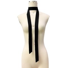 Skinny Scarf in black with pointed edges This is perfect for spicing up an outfit. It truly makes a difference. You can wear it in many different styles like knotted, double wrapped or even loosely for layers! Length: 150cm Handmade with love Black Neck Scarf, Black Neck, Christmas Deals, Neck Scarf, Autumn Outfit, Neck Scarves, Bow Tie, Scarf Wrap, Spice Things Up