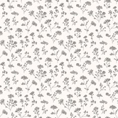 Floral Black/White Wallpaper from the Miniatures 2 Collection by Galerie Wallcoverings Pretty Meadow, Galerie Wallpaper, Rose Trellis, English Country Garden, Cow Parsley, Elegant Interior Design, English Country Gardens, W Wallpaper, Meadow Flowers