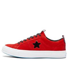 Converse Hello Kitty x One Star Low Top 'Red' 163905C (SNKR/Retro/Casual/Unisex/Crossover) Converse One Star, One Star, Stylish Sneakers, Low Top, Crossover, Perfect Pair, Converse, Hello Kitty, Kitty