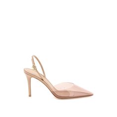 Gianvito Rossi Pumps In Shiny Leather With Transparent Pvc Toe. Adjustable Strap With Gr Buckle In Gold Finish, Leather Footbed And Sole.Material: 50% Pvc 50% Bos TaurusMade In: ItaliaColor: PinkCollection: Spring - Summer 2023G95336 85ric Pxv Elegant Summer Heels With Transparent Straps, Chic Slingback Pumps With Straps, Chic Evening Slingback Pumps With Straps, Elegant Heels With Transparent Straps For Spring, Luxury Strapped Heels For Formal Occasions, Elegant Spring Heels With Straps, Elegant Heels With Transparent Straps, Chic Heels With Transparent Straps, Elegant Evening Heels With Transparent Straps