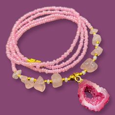 Handmade Pink Beads with Natural Raw Rose Quartz Chips and Quartz Crystal Gemstone Pendant Gold Detail Waist Beads Waist Chain Belly Chain Body Jewellery  Gold screw clasp Made to fit  Waist line / Upper hip line / hip line  Rose quartz is known as the crystal of unconditional love. It's said to boost feelings of self-love and foster loving relationships with others.  Check out more of my waist Beads collection 🤍 https://etsy.me/3JbHvCJ Beads Waist, Loving Relationships, Beads Collection, Raw Rose Quartz, Waist Beads, Jewellery Gold, Belly Chain, Les Sentiments, Waist Chain