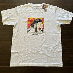 Golden Kamuy X Uniqlo Anime Collab T Shirt. White Short Sleeve Unisex Shirt Size M. Brand New With Tags Nwt. Discontinued T Shirt. Retail -$70 #Anime #Uniqlo #Hypebeast Uniqlo T Shirt, Uniqlo Shirt, Thai Boxing, Golden Kamuy, Mens Casual Dress Outfits, Cyberpunk Style, Mens Casual Dress, Mens Casual, White Short