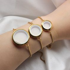 Stainless Steel Glass Locket Bracelet 20mm 25mm 30mm Gold Color Living Memory Locket Bracelet for Floating Locket Charms Inner Size: 20mm, 25mm , 30mm QTY: 1pcs Color: gold Custom order is welcomed , if you need more or less , just contact me ▲Fast Dispatch Delivery and Careful Package▲ We try to ship all my orders the same business day or the very next business day. Package: We packing All items packing by bubber warp or bubber box to aovide damage in transfer processing. ▲Shipping Choose:▲ For Locket Bracelet, Glass Locket, Memory Locket, Floating Lockets, Floating Charms, Locket Charms, Metal Products, Metal Charm, Girls Jewelry