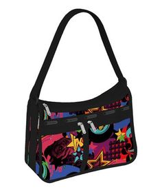 Lesportsac Deluxe Everyday Bag - Frenzy Medium On-the-go Shoulder Bag With Large Capacity, Medium Bags With Detachable Strap For On-the-go, Multicolor Shoulder Bag With Adjustable Handle For On-the-go, Casual Bags With Detachable Strap For Daily Use, Casual Bag With Detachable Strap, Casual On-the-go Bag With Detachable Strap, Medium Shoulder Bag For Daily Use, Modern Medium Shoulder Bag With Detachable Strap, Medium Everyday Shoulder Bag