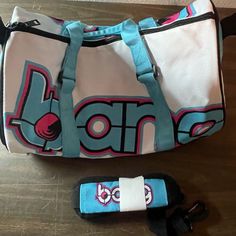 Bang Energy Gym Duffle Bag Brand New From A Smoke Free, Pet Free Home ***Please Check Out My Other Posts For More Great Items. New Items Added Every Week So Check Back Often** White Large Capacity Travel Bag For School, Large Capacity White Travel Bag For School, White Shoulder Travel Bag For School, Functional White Travel Bag With Adjustable Strap, Blue Casual Satchel Travel Bag, Casual Blue Satchel Travel Bag, Daily Use White Duffle Bag With Removable Pouch, White Duffle Bag With Removable Pouch For Daily Use, White Casual Duffle Bag With Adjustable Strap