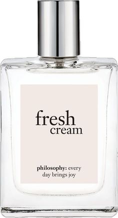 Fresh Cream Body Lotion, Philosophy Fresh Cream, Popular Scents, Flavored Lip Gloss, Fresh Cream, Fragrance Spray, Pure Joy, Beauty Gifts, Sweet Scents