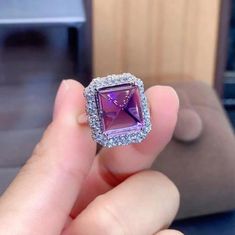 Welcome to Elegant Art Jewelry!  Material: 925 Sterling Silver Stone: Natural Amethyst Stone Size: 10mm×10mm Side Stone: Zirconia Gemstone Cut: Princess Cut Personalization: 9K/14K/24K/GOLD/SILVER/PLATINUM/ROSE-GOLD/WHITE GOLD. (Contact me)  Amethyst Ring, Amethyst Cuff Ring, 14k White Gold Ring, Round Shape Ring, Amethyst Ring, Amethyst Engagement, Open Design Ring, Amethyst Round, Amethyst Natural, Purple Amethyst Ring, Purple Gemstone Ring, Gemstone Ring, Engagement Ring, Wedding Ring, Statem Dazzling Amethyst Ring As A Gift, Dazzling Amethyst Ring Gift, Dazzling Amethyst Gift Ring, Vvs Clarity Amethyst Ring, Fine Jewelry Hallmarked Amethyst Ring With Cubic Zirconia, Silver Emerald Cut Amethyst Ring, Formal Silver Amethyst Open Ring, Elegant Purple Crystal Ring For Jewelry Making, Purple Fine Jewelry With Vvs Clarity