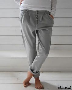 Color: gray, Size: S Minimalisticky Chic, Stonewashed Jeans, Homewear Woman, Woman Casual, Overall Jumpsuit, Mode Inspo, Looks Style, Grey Fashion, Primavera Estate