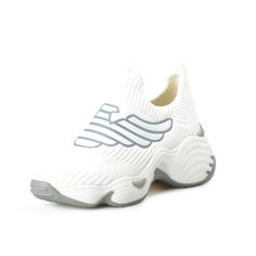 Emporio Armani Ea7 Women's White Griffin Extralight Fashion Sneakers Shoes Product Details Retail Value: $375.00 This Is Authentic Emporio Armani Ea7 Women's White Griffin Extralight Fashion Sneakers Shoes Sku: Shoes-5976 Country/Region Of Manufacture: China Model: X3x092 Ho049 N627 Material: Leather/ Canvas White Slip-on Sneakers With Abzorb Midsole, Elegant White Sneakers With Rubber Sole, White Sneakers With Textured Sole, Elegant White Sneakers With Textured Sole, Designer White Slip-on Sneakers, Elegant White High-top Sneakers, Luxury White Sneakers With Removable Insole, Elegant White Low-top Sneakers, White Griffin